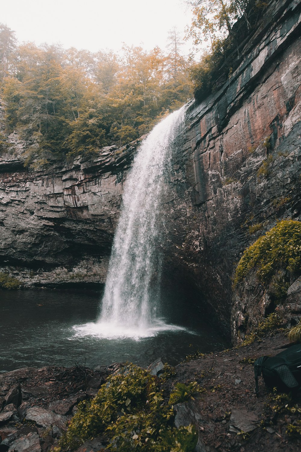 waterfalls during daytime