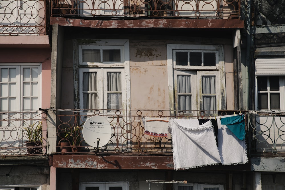 closed window and door on terrace