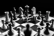 chess pieces on board