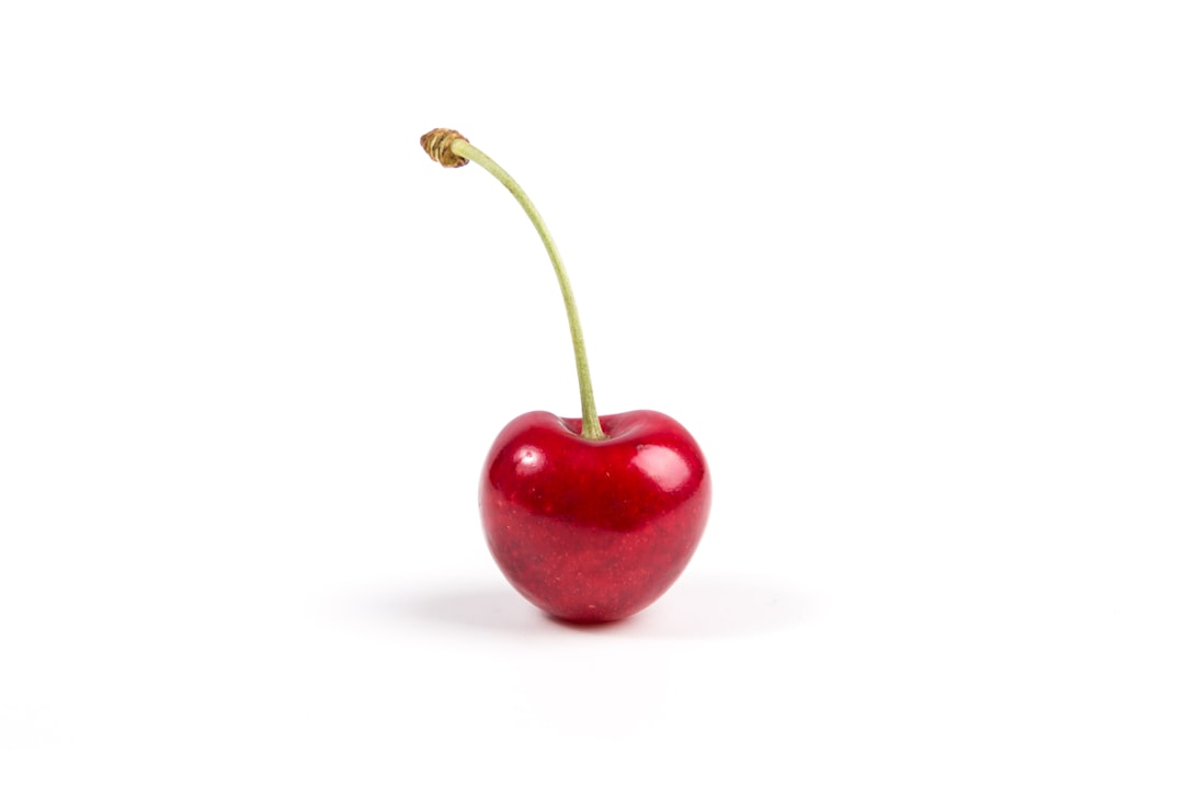 cherry fruit closeup photography,