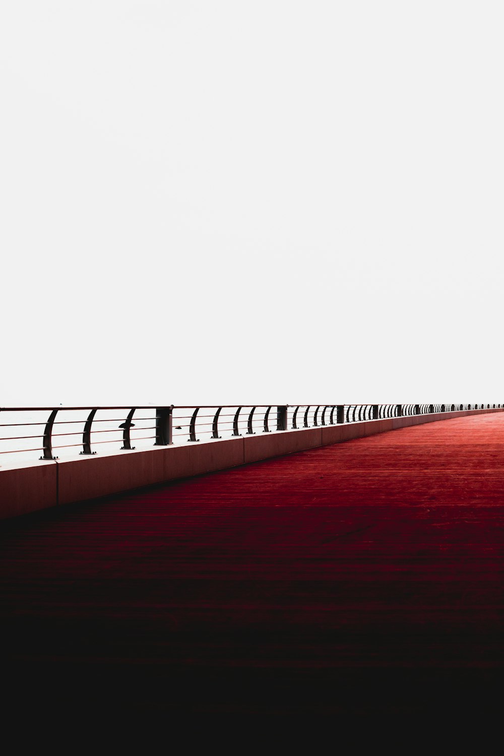 gray concrete barrier taken under clear sky