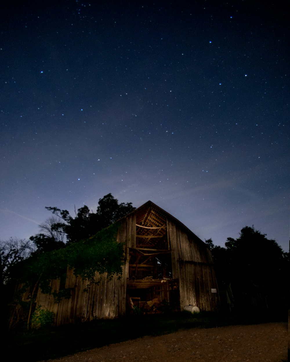 brown wooden barn