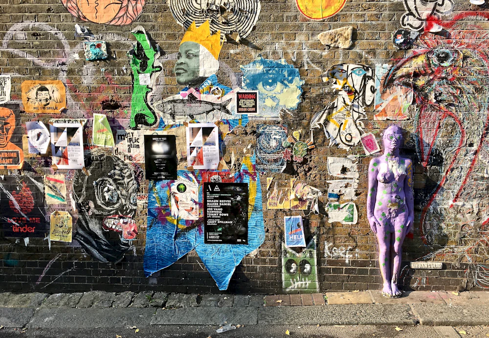 Street art on Brick Lane