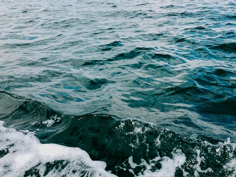 onda verde dell'oceano