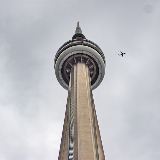 worm's-eye-view of CN tower, Canada in CN Tower Canada