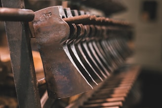 Close-up of a sharp, durable rotavator blade gleaming under natural light.