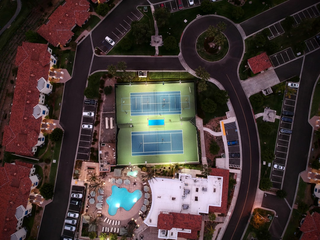 aerial view of stadium, A View From Above