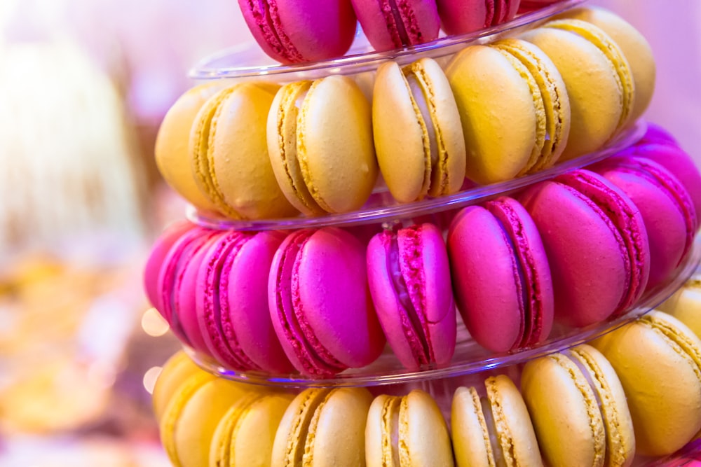 piled macaroons