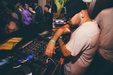 DJ playing music
