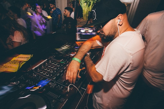DJ playing music