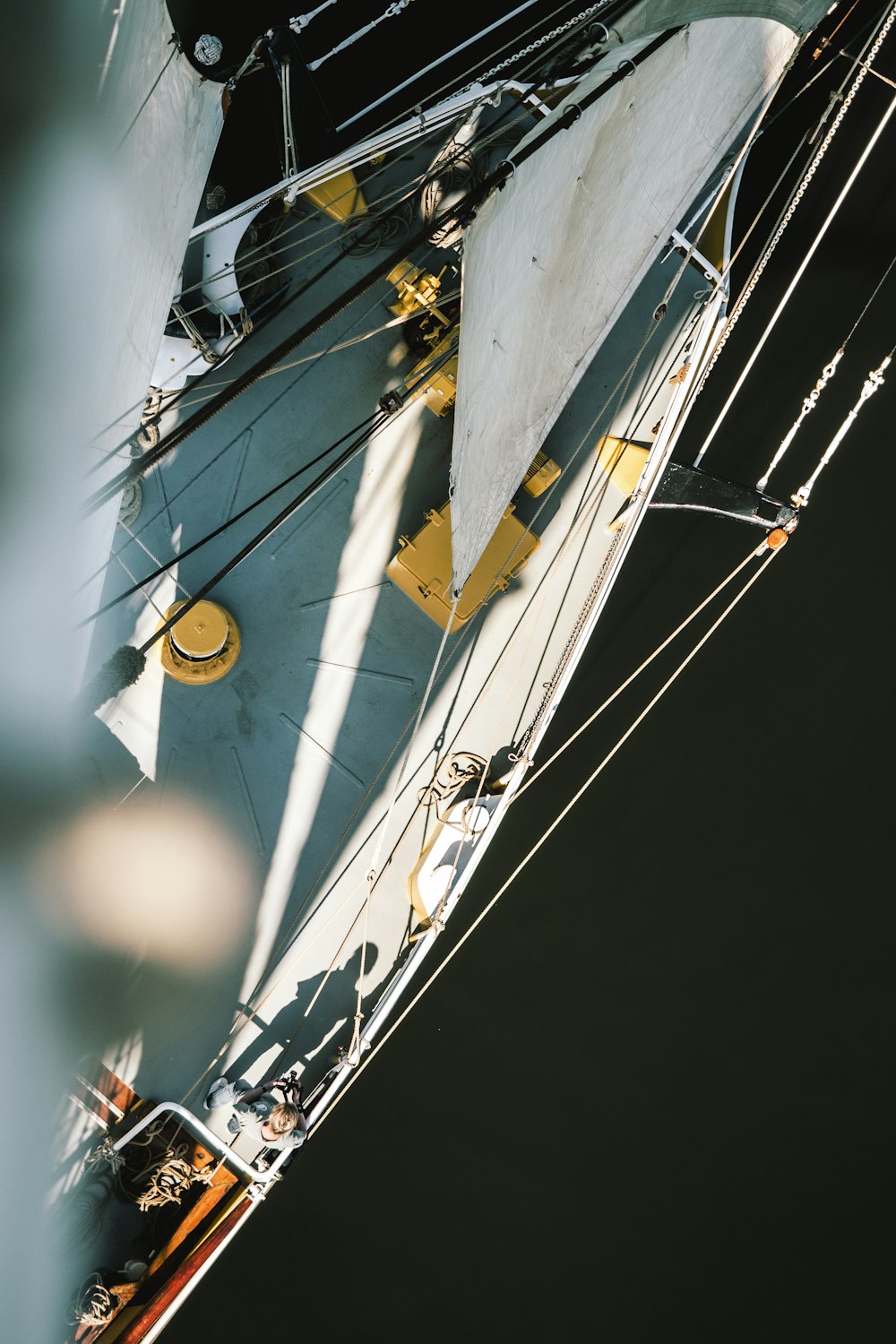 green and white boat