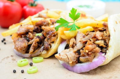 beef shawarma wrap google meet background