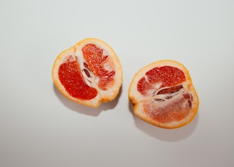 sliced blood lemon