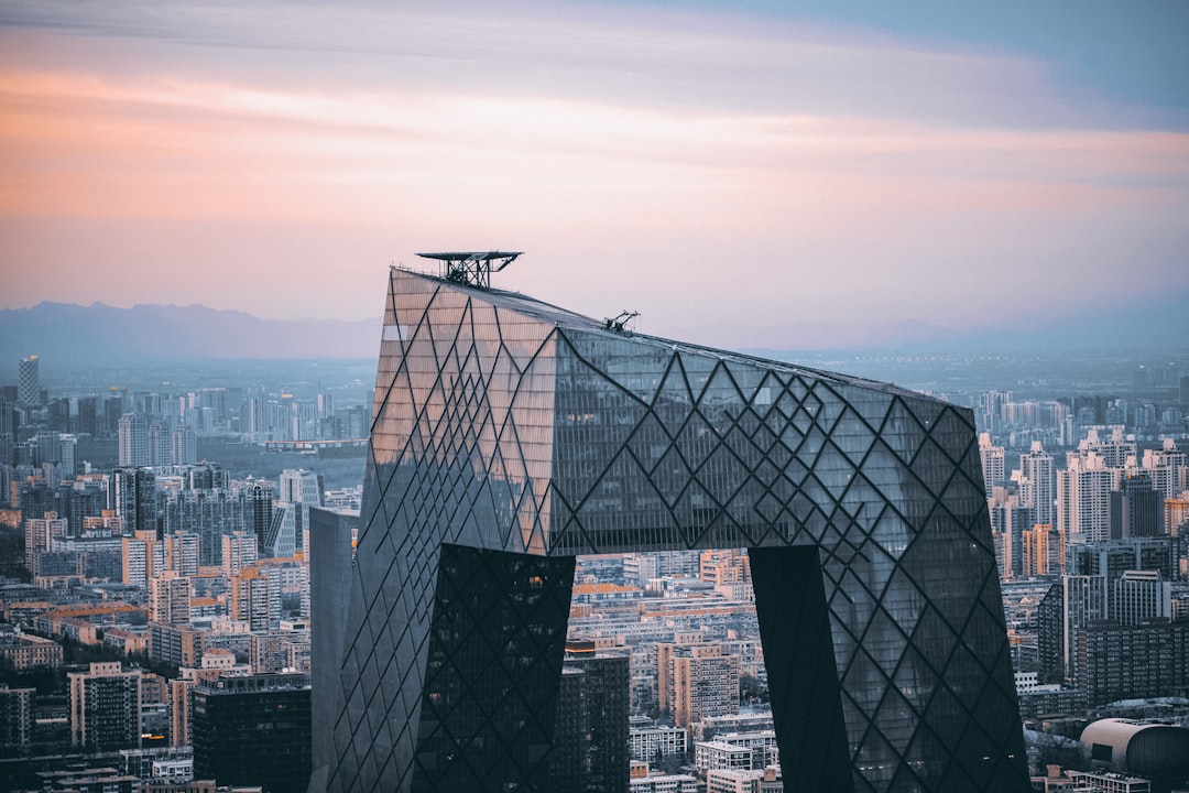 Landmark photo spot CCTV Headquarters Dongcheng