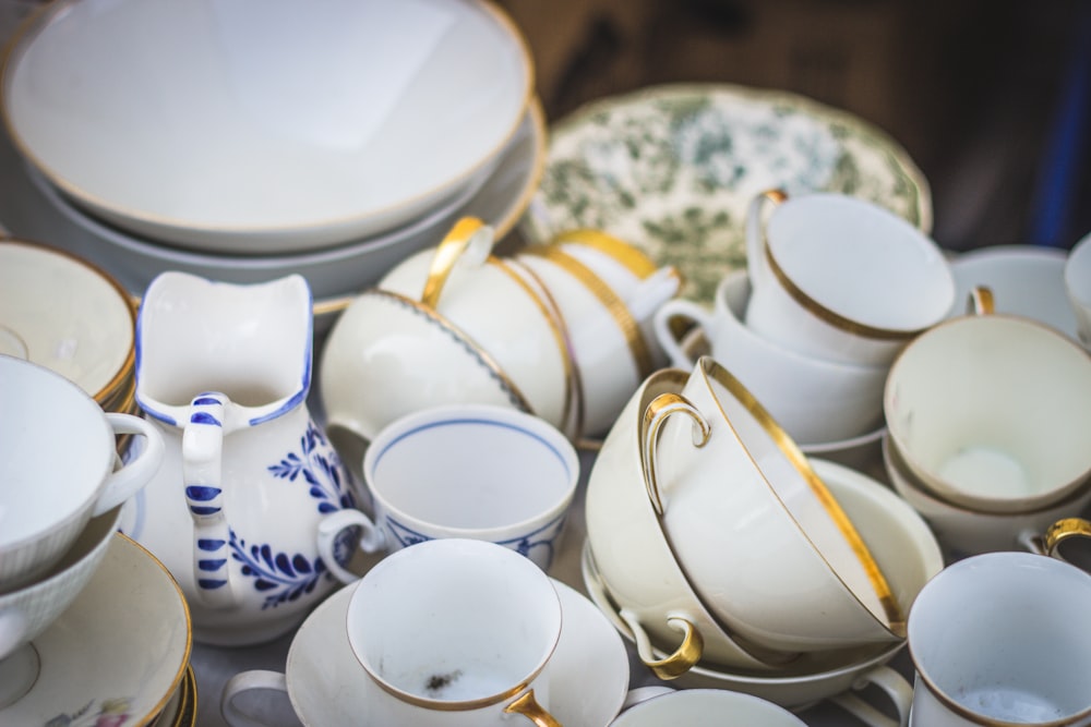 ceramic teacups