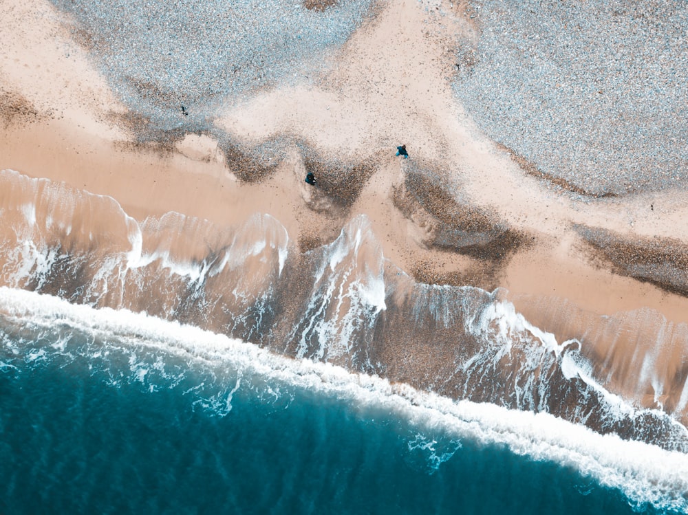 aerial photography of coast