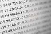 white printing paper with numbers