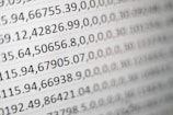 white printing paper with numbers