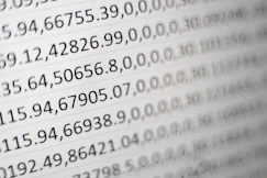 white printing paper with numbers