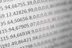 white printing paper with numbers
