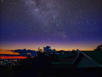 black sky during nighttime