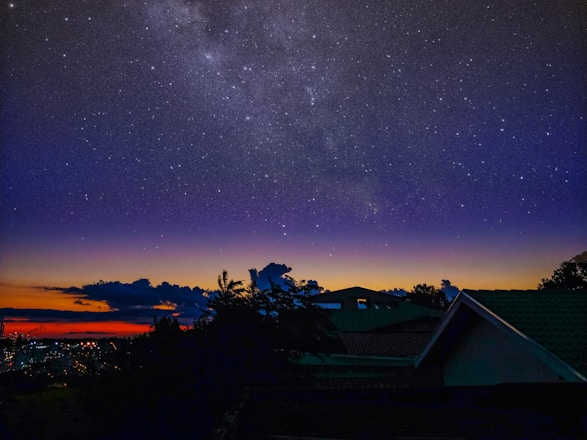 black sky during nighttime