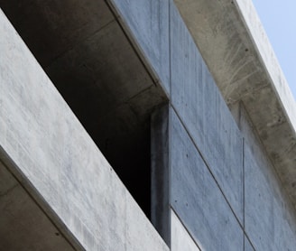 architectural photography of concrete building
