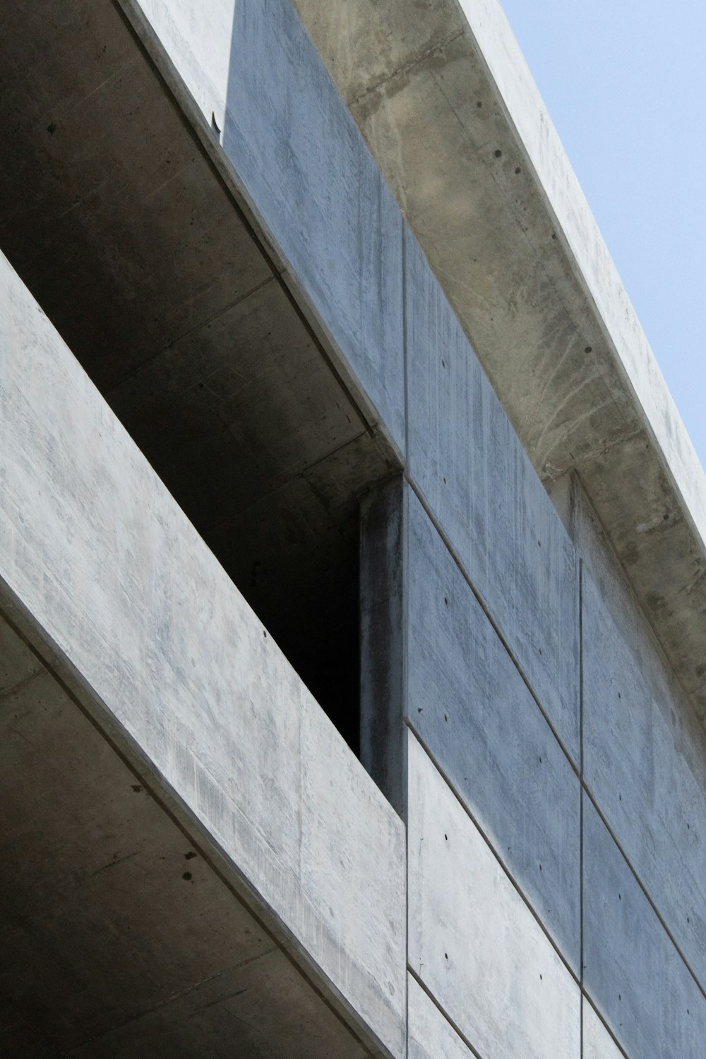 architectural photography of concrete building