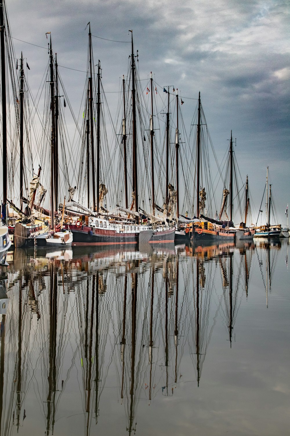 fishing boats on port