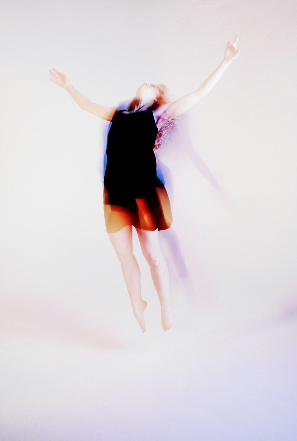 jumping woman