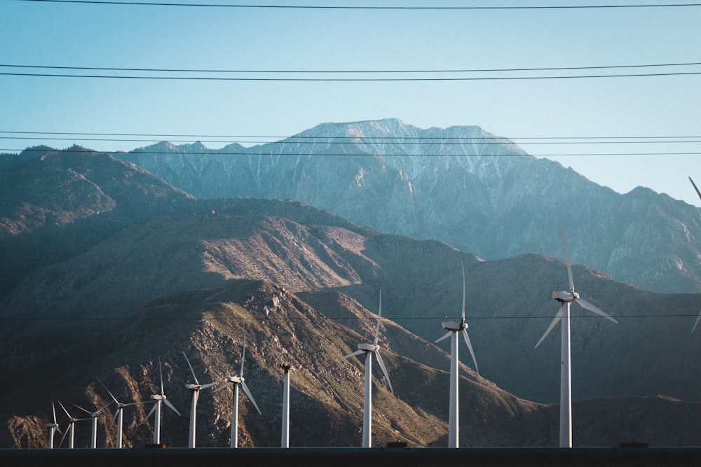 photography of windmill at daytime