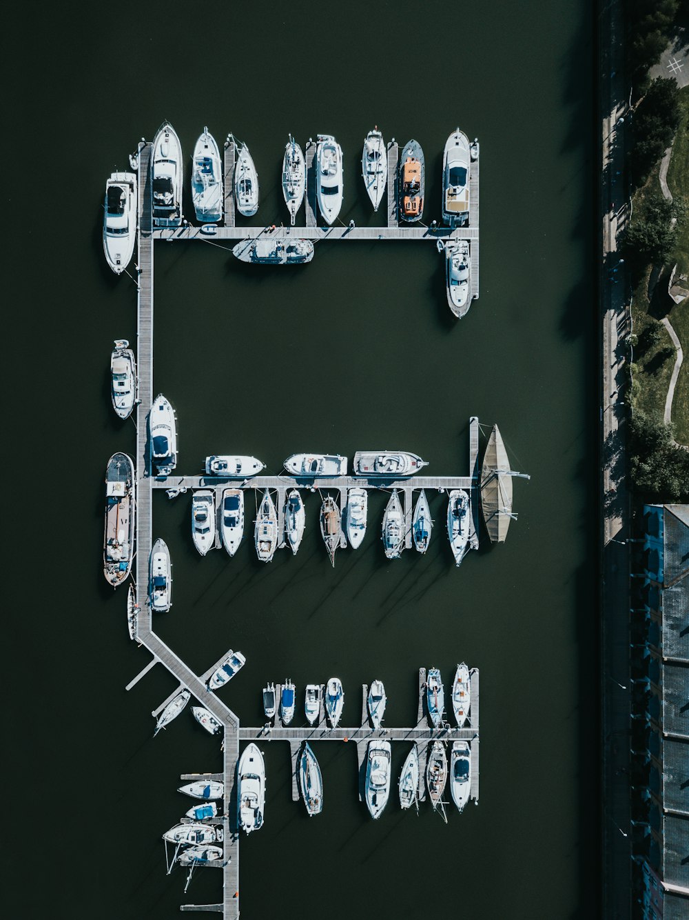 bateau à moteur blanc