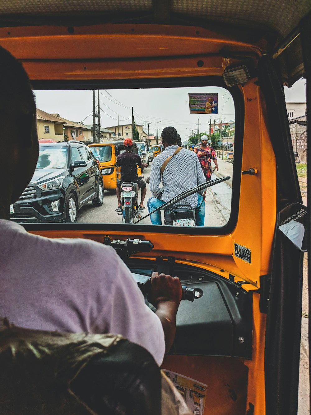 yellow and black vehicle