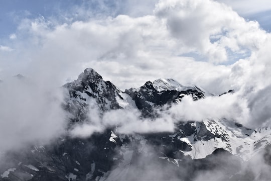 aerial photography of mountains in Schilthorn Switzerland