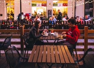 couple dining out