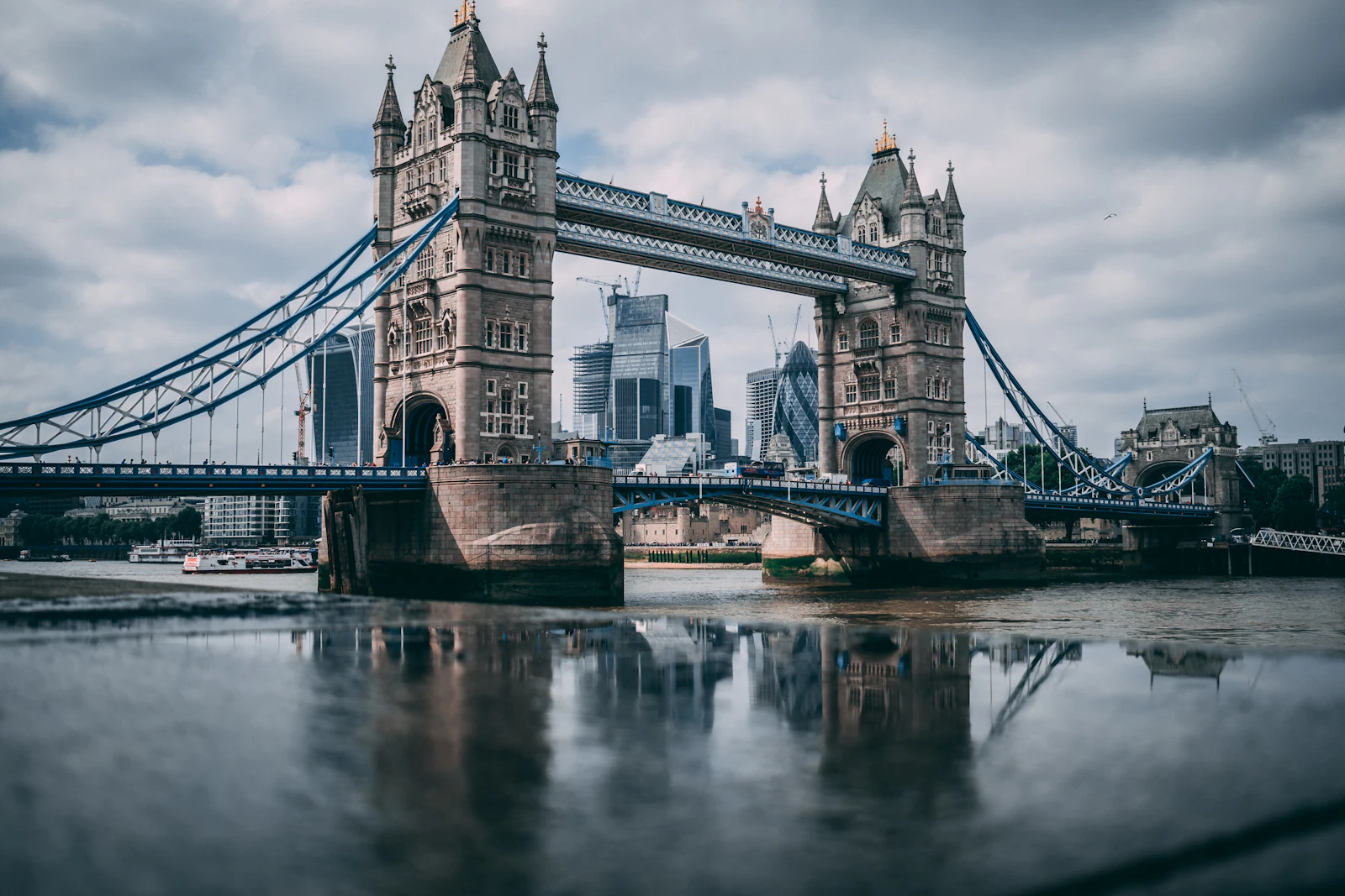 Tower Bridge spanning the River Thames, London
