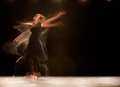 a couple of people that are dancing on a stage