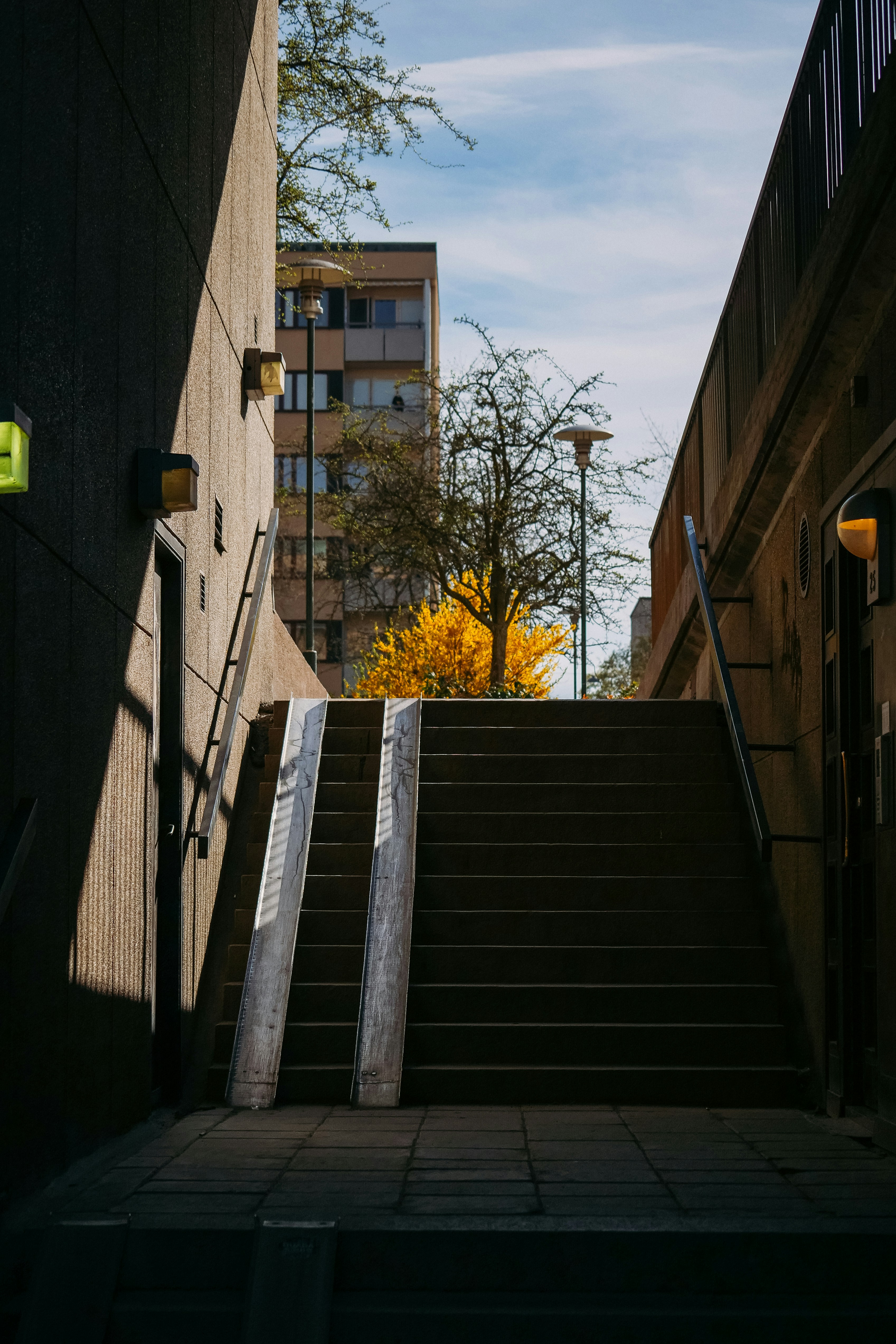 empty stairs during daytime