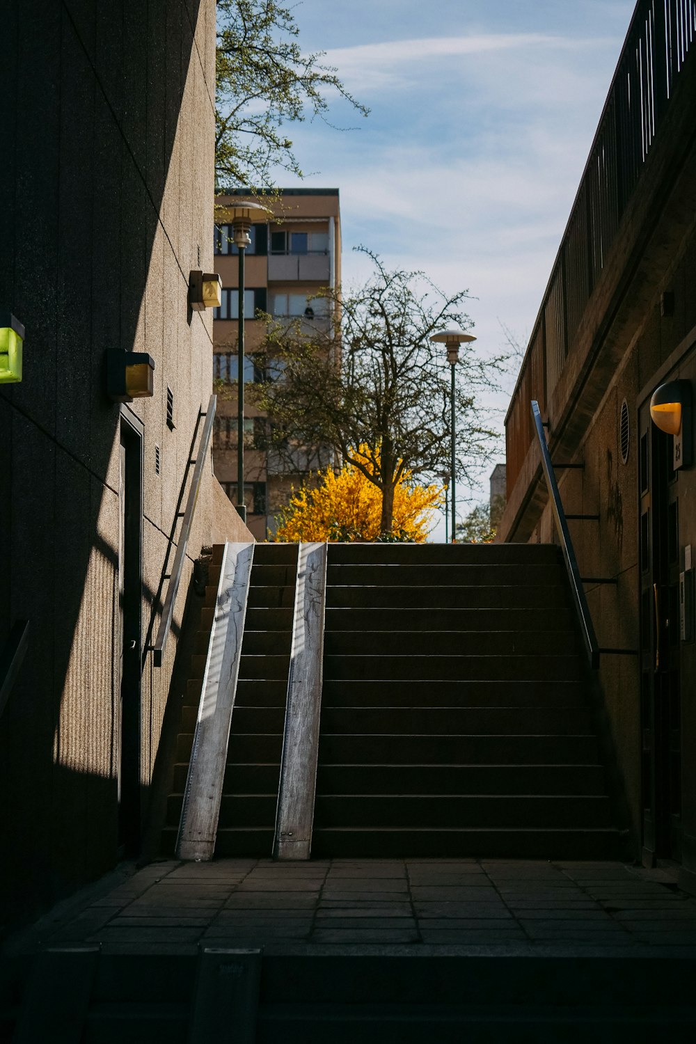 empty stairs during daytime