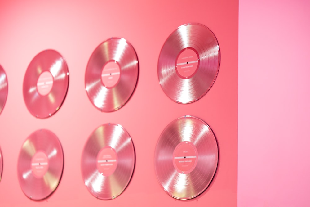 Vinyl Record Wall Decor Photo Free Pink Image On Unsplash