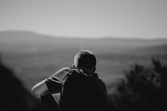 A still from one of Nancy Robinson's evocative short films, capturing a moment of quiet intensity.