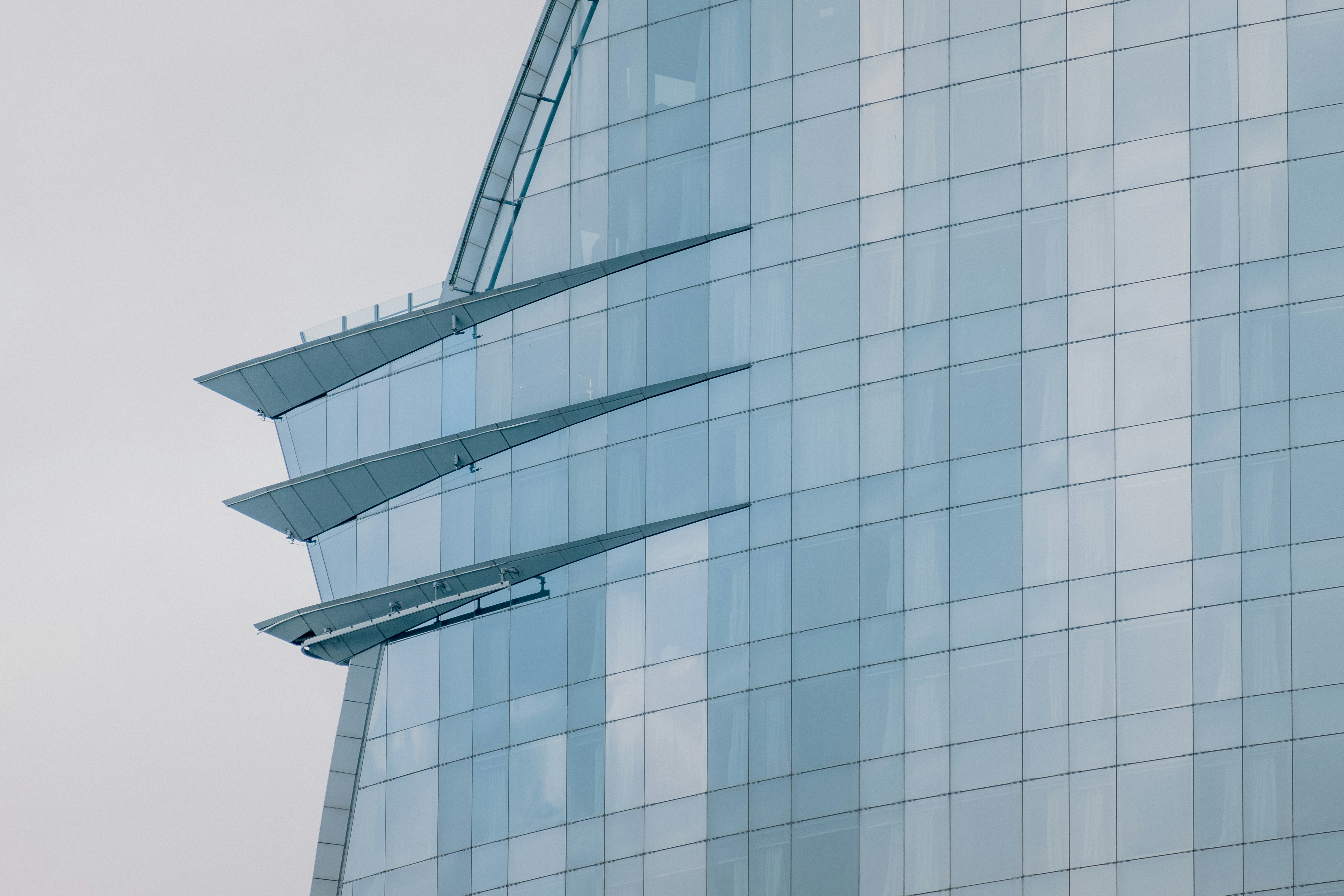 glass building, Windows