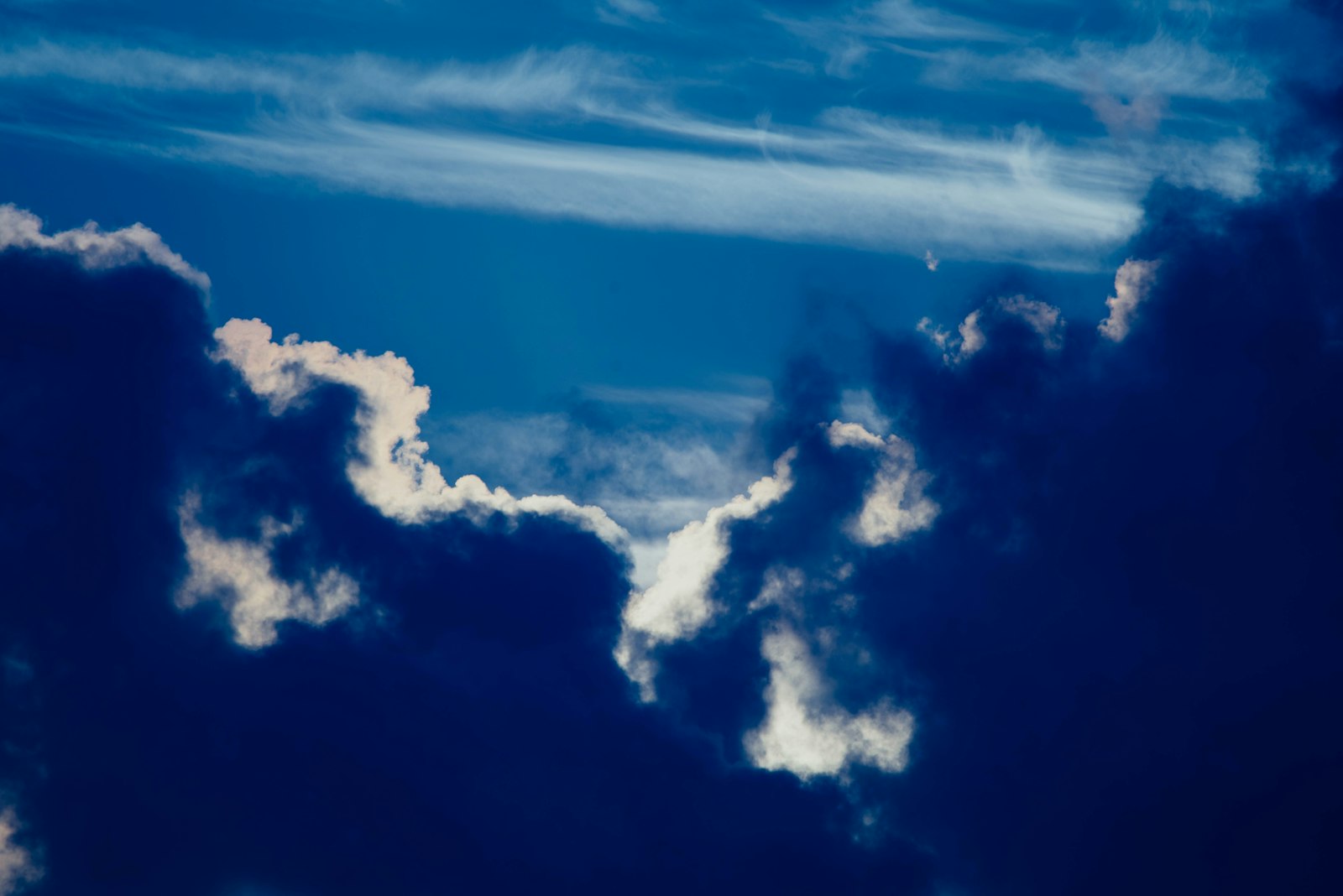 Nikon Nikkor AF-S 300mm F4E PF ED VR sample photo. Aerial photography of clouds photography