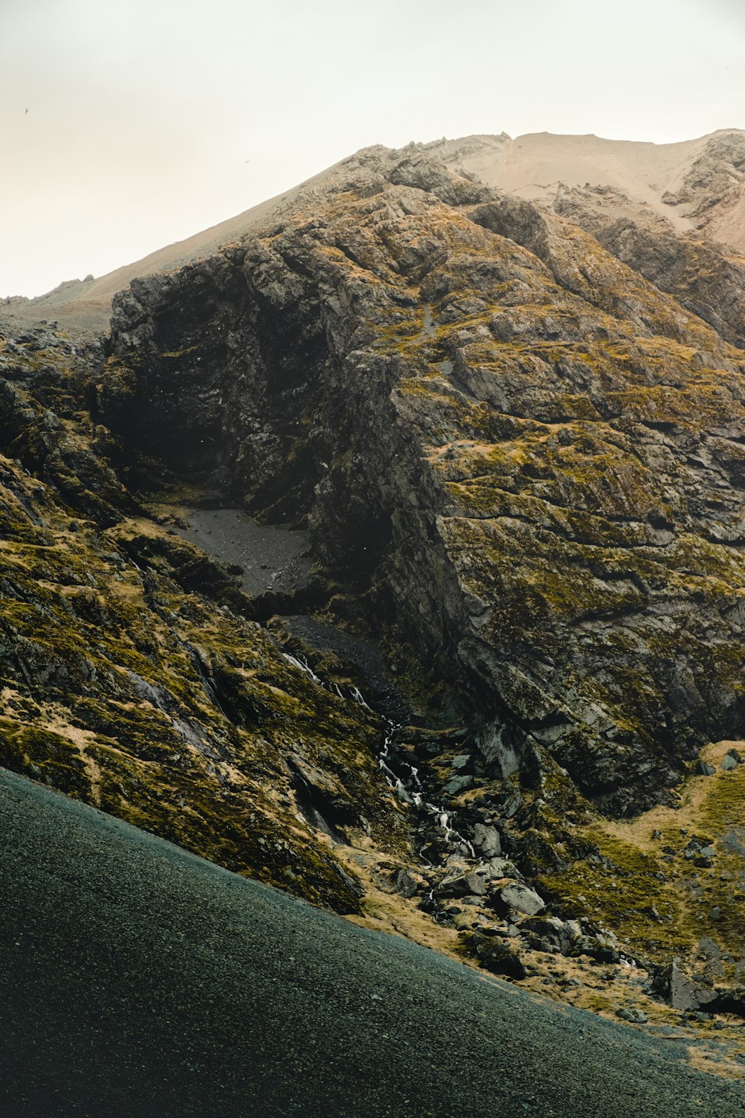 aerial view of mountain