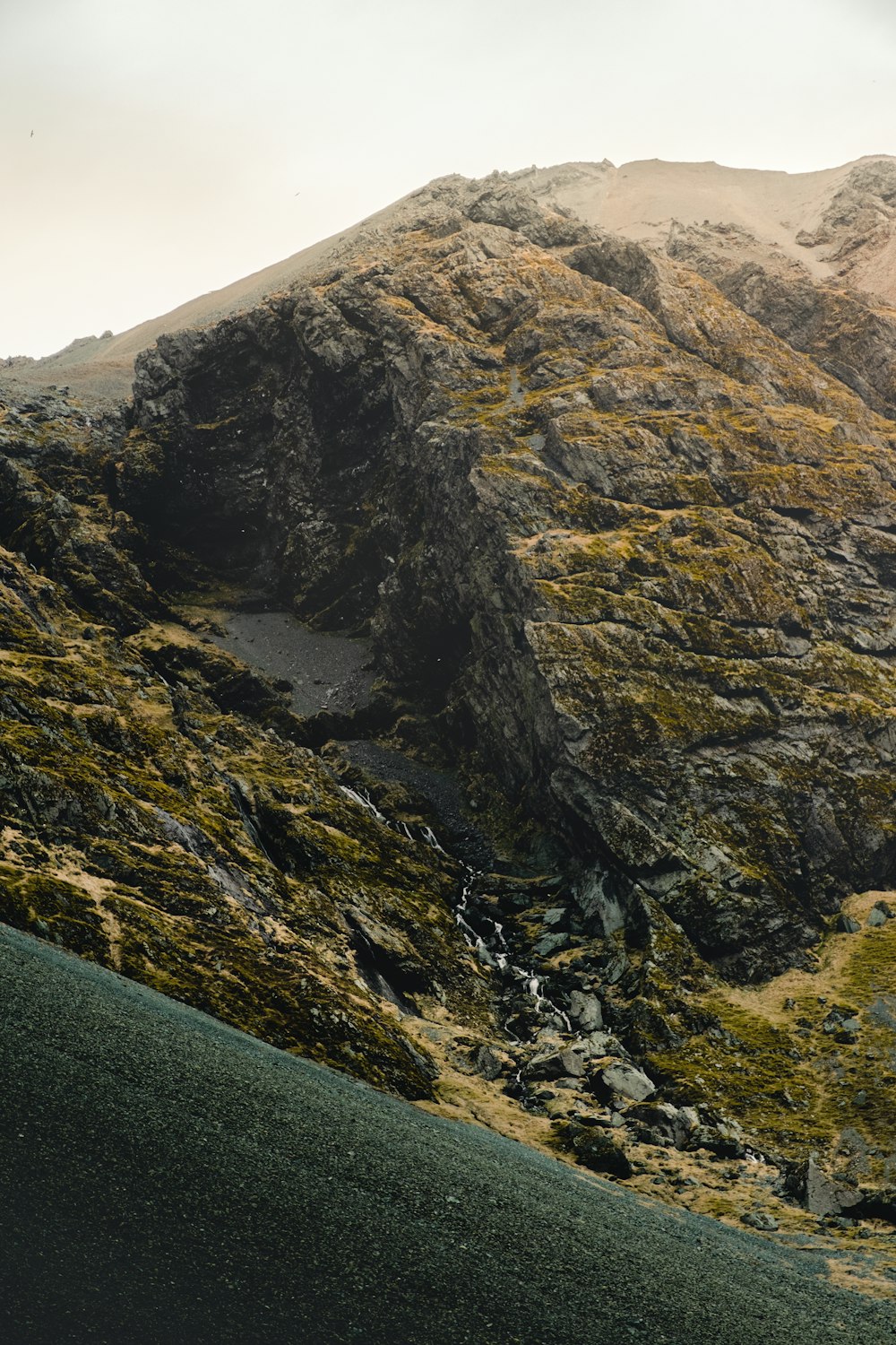 aerial view of mountain