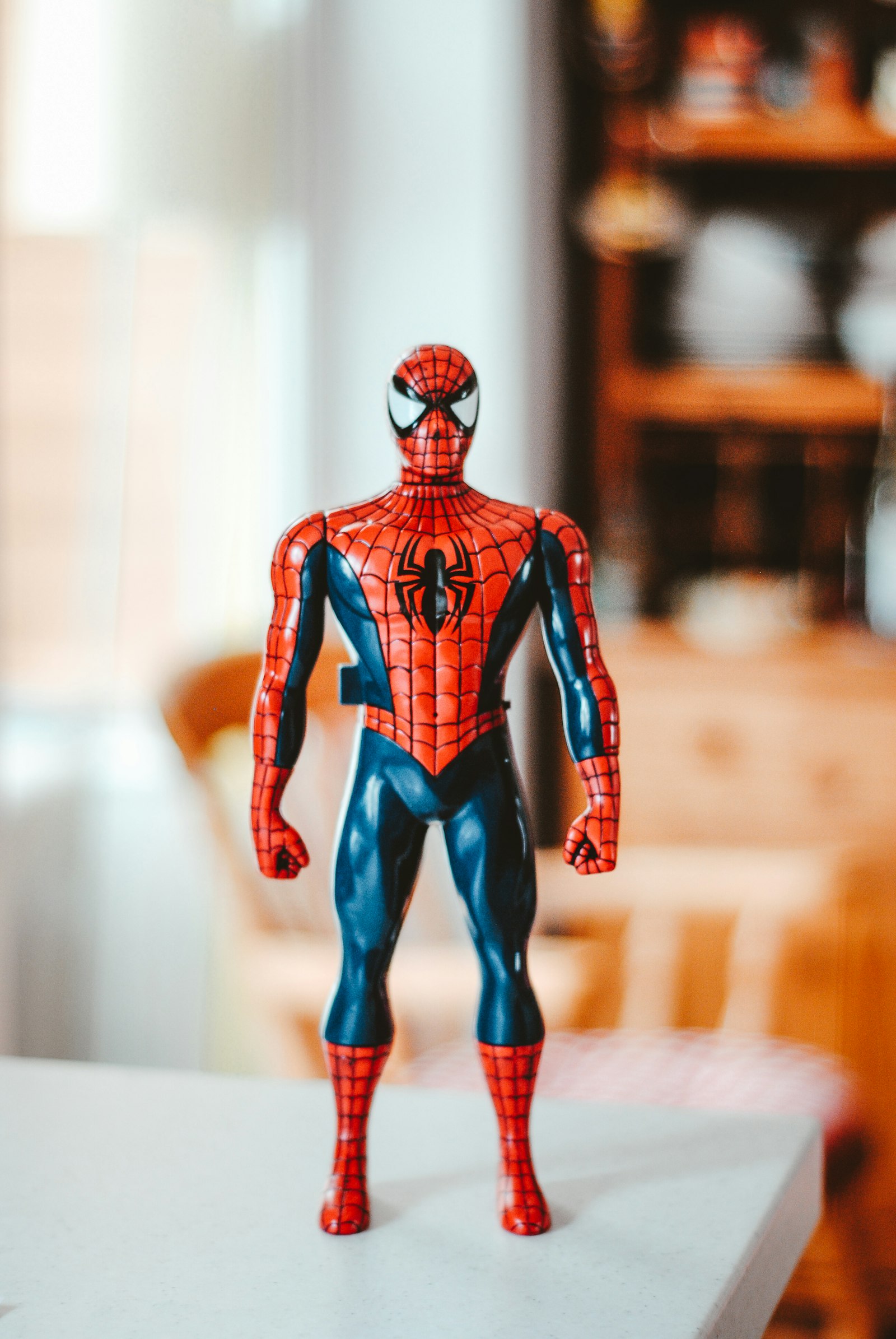 Nikon AF Nikkor 50mm F1.8D sample photo. Marvel spider-man action figure photography