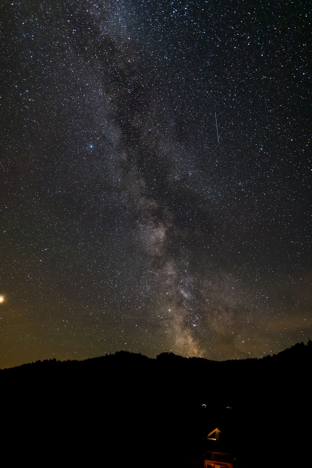 Milky Way galaxy in night sky