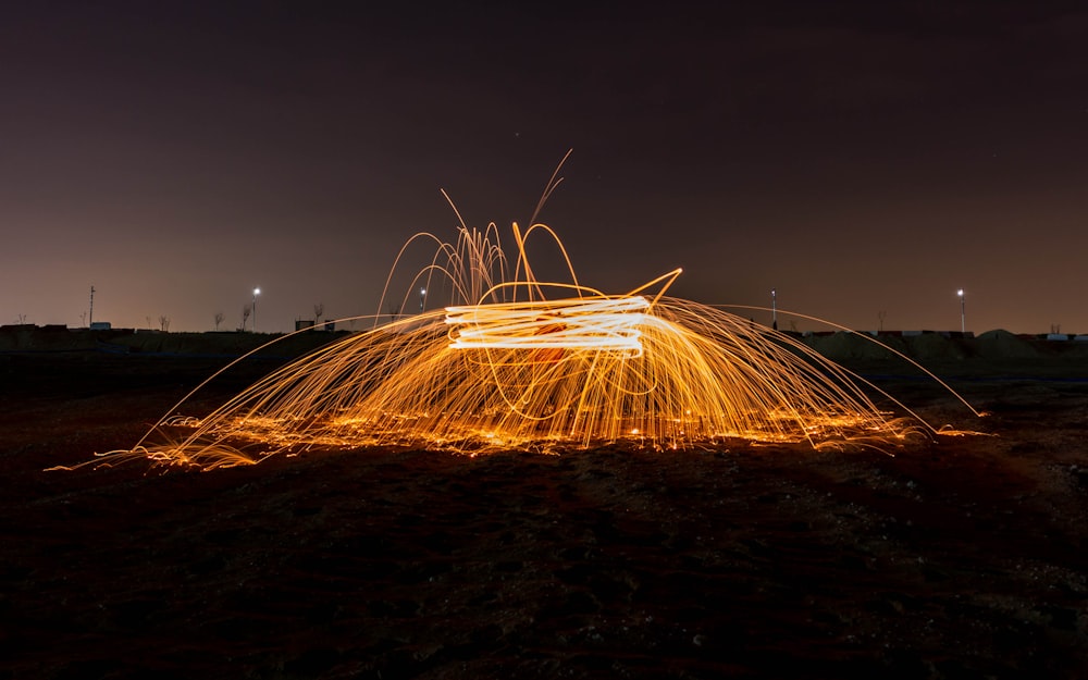 steel wool photography