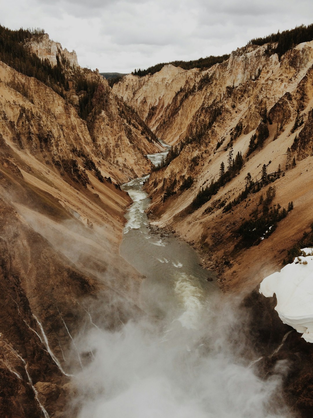 Waterfall photo spot Uncle Tom's Trail Yellowstone