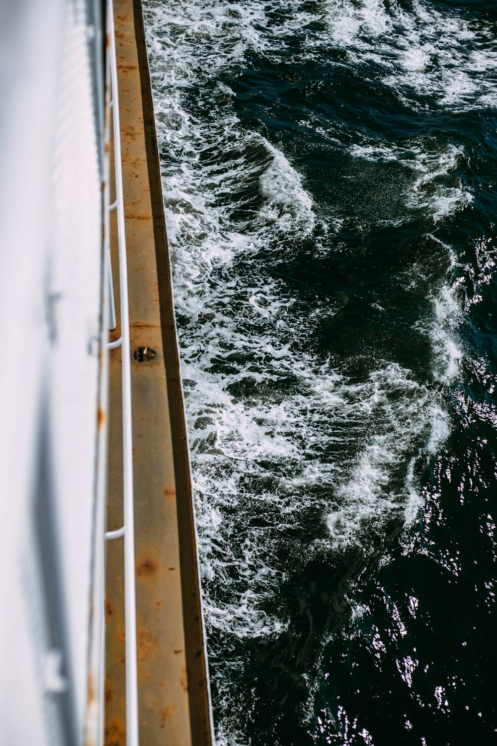 aerial view of ocean